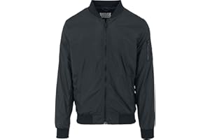 Urban Classics Herren Jacke Light Bomber Jacket, klassische Bomberjacke, Größen S - XXL