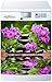 Produktbild stickersnews – Magnet Spülmaschine Orchidee Kiesel 60 x 60 cm OEM 5531