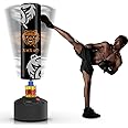 XMXAQ Punching Bag with Stand Adult Freestanding Heavy Boxing Bag with Suction Cup Base for Adult Youth, Men Stand Kickboxing Bag for Home Office Gym (Bear)