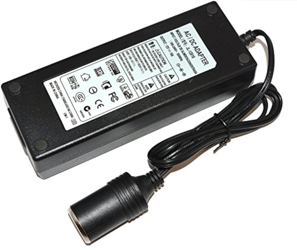Сетевой адаптер для проверки устройств в прикуриватель 220v 12v