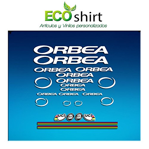 Ecoshirt 9K-ICI9-CJL3 Pegatinas Orbea R71 Vinilo Adesivi Decal Aufkleber ???? MTB Stickers Bike, Blanco