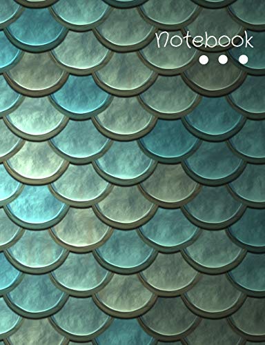 Preisvergleich Produktbild Notebook: Composition Book Mermaid Scales Back to School