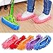 Produktbild outgeek Reinigung Hausschuhe Chenille Mehrzweck Reinigung Schuhe Abdeckungen Mopp Hausschuhe