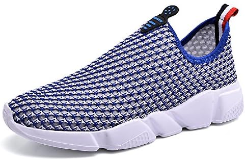 FOBEY Fashion Men-Women Summer Sandals Breathable Hollow Out Mesh Slip-On shoes Couple Walking Beach Shoes