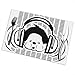 Produktbild Cap socks Electronic Music Monchichi Table Placemats for Dining Table,Washable Table mats Heat-Resistant(12x18 inch) Set of 6