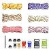 Produktbild PSKOOK Paracord 550 Armband DIY Kits Fallschirmseil Set mit Schnallen für Outdoor-Survival Seil Manuelle Flechten Handgelenk Bands