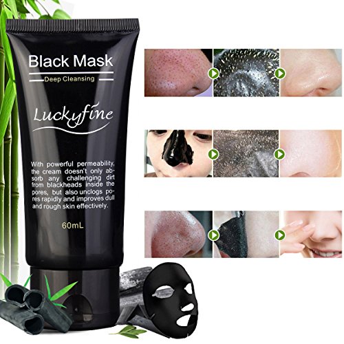 Schwarzen Maske, LuckyFine Mitesser Entferner Peel Off Maske Mitesser Maske Reinigungsmaske Akne Maske + 1 pcs Maske Werkzeug - 5