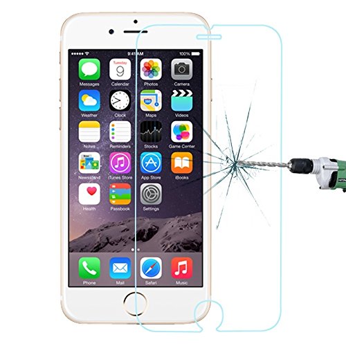 FR Avis Film vitre de protection écran iPhone 6 PLUS / 6S Plus / 6+/6S+ ( 5,5 pouces) en verre trempé haute transparence et ultra résistant (incassable, inrayable 9H) et Ultra Slim (0,26mm) avec bords arrondis, pour une protection optimal de votre téléphone