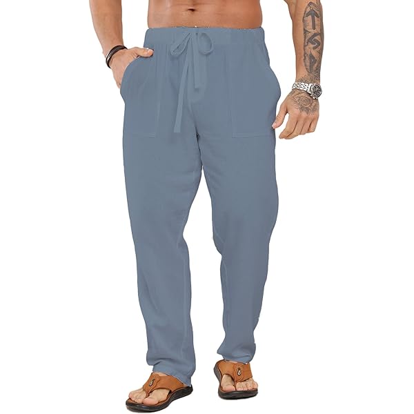 GTHTTT Tee T-Shirt Homme Col En V Rétro À Lacets Couleur Unie