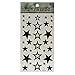 HuntGold 2X Popular Black Stars Removable Waterproof Temporary Tattoo DIY Body Art Sticker