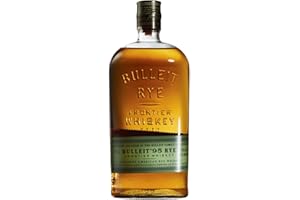 Bulleit 95 Rye Bourbon Frontier Whiskey | 45% vol | 70cl | American Bourbon Whiskey | Neat also for Cocktails & American Drinks | Smooth with Sweet Tones of Maple & Oak