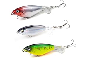 BCZR 3 Piezas Pesca Mar Señuelos Pesca, Señuelos De Pesca Articulados, Pesca Accesorios, Señuelos De Pesca, para Pesca Spinning，para Agua Dulce De Agua Salada