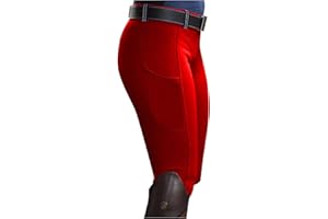 Pantalon D'équitation Femme a Fond Intégral Taille Haute,Skinny Pantalon de Tir À l'arc Leggings avec Sport Riding Pants Pantalons d'équitation Culotte Respirante pour Les