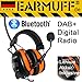Produktbild EAR-MUFF 25dB Original mit DAB+ Digital Radio und BLUETOOTH - Extra robuster Radio Kapsel Gehörschutz Kopfhörer mit SmartPhone Anschluss