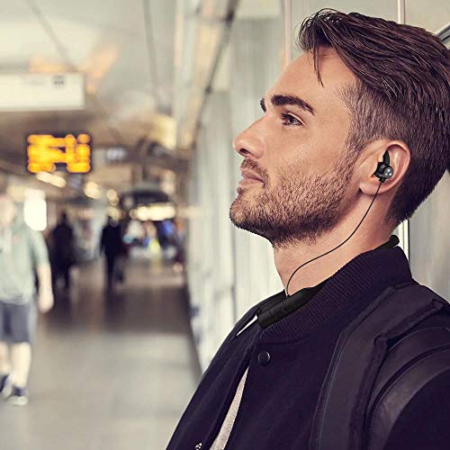 Auriculares Bluetooth Magn  ticos  Syllable Q3 Gunner Auriculares Bluetooth Inal  mbricos Juegos Casco In-ears 4 1 Deportivos con Micr  fono Dual  Cancelaci  n de Ruido CVC 6 0  Sonido Est  reo de Calidad Superior para iPhone  iPad  Android  Negro 
