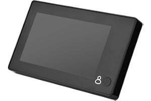 TOSUNY 4.3 Pollici TFT LCD Telecamera Spioncino Digitale con Funzione Campanello, Campanello Video Intelligente con Fotocamera per Sicurezza Domestica, 145 Gradi Grandangolari, Batteria 1800mAh