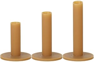 DESCONOCIDO 3x Golf Café Durable Tees Tee De Goma Caucho Para Campo De Prácticas 60/70/80mm