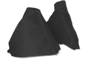 The Tuning-Shop Gear Handbrake Gaiter Compatible with BMW Series 3 E90 E91 E92 E93 Suede
