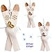 Produktbild alles-meine.de GmbH 3 Set´s _  Ski mit Stöcken & Glöckchen - Farb-Mix  - aus Holz - 13,5 cm - Mi..