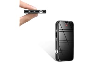 TDW 32GB Registratore Vocale Magnetico, Registratore Vocale Portatile con Attivazione Vocale con Adattatore OTG, Registrazione Continua di 30 ore, fino a 1536 kps, per Interviste, Conferenze, Lezioni