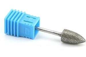 Natury Nails Fresa de Diamante para Torno de uñas. Broca para Pedicuras Callosidades y Asperezas (Grano Medio)