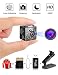 Produktbild Mini kamera, WEIO Spionage-Kamera 1080P/720P Tragbare Spionage Kamera mit Nachtsicht und Sound Modi 12 Megapixel Surveillance Kamera Gratis 16G MicroSD HC,Lesegerät und Reset Nadel Minikamera HD