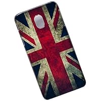 Slim Case for Samsung Galaxy J7 (2017), J730, Pro, Duos. Tasche Cover. Union Jack. Flag of the United Kingdom. UK Flag.