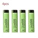 Produktbild Bazaar Ungeschützte wiederaufladbare Lithium Batterie NCR18650B 3400mAH 3.7 V 4pcs