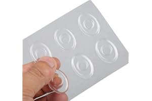 UPSTORE 6 Blatt/36 Stück klare Silikon-Fußaugenringe, Gel-Pads, Hühneraugen-Pads, Korn-Pads, Kappen Entferner, Schuhe, Aufkleber, FußProtektor, reduziert Fuß- und Fersenschmerzen
