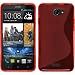 Produktbild PhoneNatic Case für HTC Desire 516 Hülle Silikon rot S-Style + 2 Schutzfolien