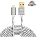 Produktbild ULTRICS® Micro USB Kabel 3M WHITE Nylon geflochtenes Aufladeeinheits-Kabel Tangle geben Synchronisierungsauflade USB-androides Aufladeeinheits-Blei für Samsung-Galaxie, Sony, Nokia, Microsoft, Motorola, Nexus, Huawei, LG, Xiaomi, OPPO - Lebenszeit-Garantie, Geld frei zurück Garantie