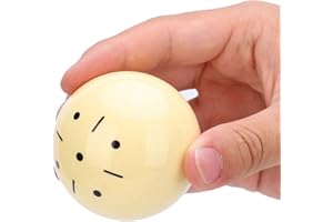 Keenso Boule de Queue d'entraînement en résine, Boules de Queue de Boule d'entraînement d'entraînement de Piscine pour Billard Snooker américain/Britannique