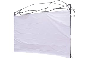 Ninat gazebo pop up baldacchino tenda 3 x 3 m Instant parasole con borsa per il trasporto, White Panel Wall, 9.7L*6.2H ft