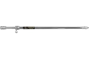 Dinsmores Telescopic Arrow Point Bank Stick - Silver, 24 Inch