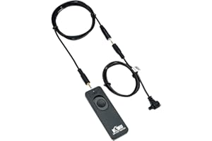 KIWIFOTOS UR-232A Cavo di scatto Rilascio di Otturatore telecomando per Canon EOS R1 R5 1D C Mark II III IV II N, 1Ds Mark II III, 1D X Mark II 5D Mark II III IV 5DS R 6D 7D 30D 40D 50D D60 D2000