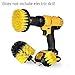 Produktbild sdreamland Elektrische Bohrer-Reinigungsbürste Bürste Power Scrubber 5,1 cm 8,9 cm 10,2 cm 3 Kunststoff Draht Schrubben Bürste für Reinigung Auto Reifen Teppich, Küche, Bad, Sitze/Matte