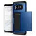 Produktbild Samsung Galaxy Note 8 Hülle, Spigen® [Slim Armor CS] Kartenfach [Coral Blue] Doppelte Schutzschicht Schwarz Silikon TPU + PC Handyhülle Extrem Hoher Fallschutz Card Holder Schutzhülle für Samsung Note8 Hülle Case Cover - Coral Blue (587CS22072)