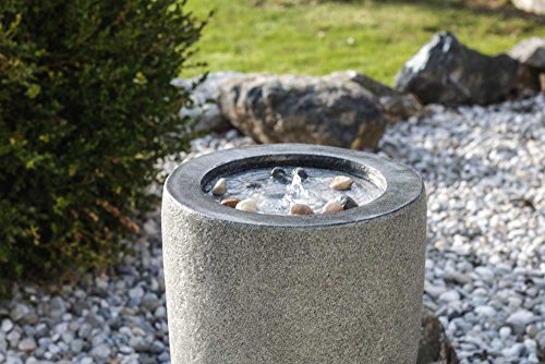 Brunnen Springbrunnen Gartenbrunnen FoColumn Round 63x34cm 10748 - 3