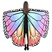 Produktbild TEBAISE Schmetterling Cosplay kostüm Damen Frauen Weiches Gewebe Schmetterlingsflügel Schal Fee Damen Nymph Pixie Kostüm Zubehör für Show Daily Party Karneval Fasching Fasnacht