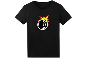 SOOOEC LED T-Shirt Sound Activated Equalizer T Shirt Light Up for Halloween EDM Party Hip Hop Cosplay Concert Costume Birthday DJ Gift Black