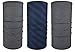 Produktbild Hilltop 3 x Motorrad Multifunktionstuch, Kopftuch, Halstuch, Bandana 3-er Set in ausgewählten Designs, 3er Set/Farben:Blue Grey Stripes