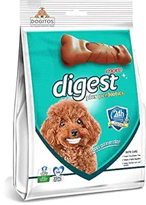 Gnawlers Digest More Plus Prebiotics Dental Chew Bone for Dogs - 105g Each - Pack of 2