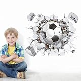 Wandtattoo Fußball Wandsticker Wandaufkleber Kind Ball Premium 3D!!!NEU!!!(109) - 6