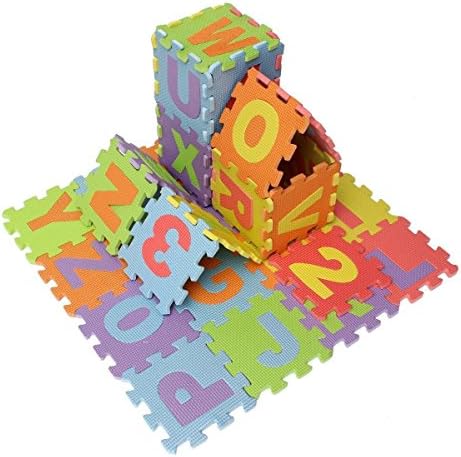 Xpres 36 pcs Baby Kids Child EVA Alphabet Number Puzzle Foam Pad Crawling Play Mat
