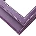 Anself Makeup Mirror Travel Leather Strong Portable Foldable Mirror Purple
