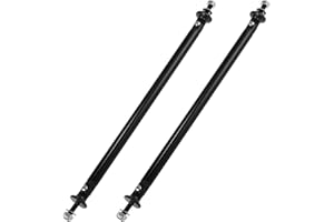 X AUTOHAUX 2pcs 200mm 7.87" Adjustable Car Bumper Splitter Support Rod Black