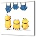 Produktbild Minions Format: 70x70cm, Leinwandbild auf Holzrahmen gespannt, Leinwandbild, 1A Qualität zu 100% Made in Germany! Kein Poster Kein Plakat! Echtholzrahmen mit beigelieferten Zackenaufhängern. Fertig bespannt, Sofort dekorieren. Drei verschiedene Größen.