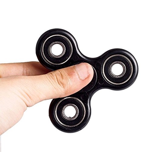 Fidget Finger Spinner Toys Hand Tri Spinner Release Stress for Children and Adults (Black) Fidget Finger Spinner Toys Hand Tri Spinner Release Stress for Children and Adults (Black)