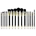 Produktbild Vovotrade 15PCS kosmetische Verfassungs Bürsten Augenschminke Bürste_Schwarz