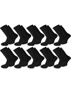20 Paar Arbeits- Freizeit - Sportsocken Tennissocken in Schwarz oder Weiß